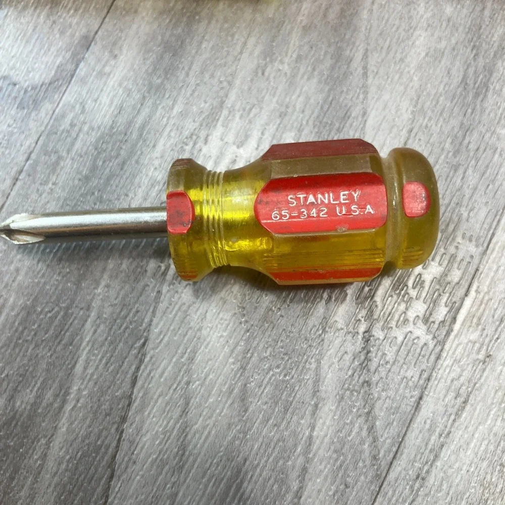 Lot of 3 Screwdrivers mac tools pnr4 Flat Head Craftsman Stanley‎
